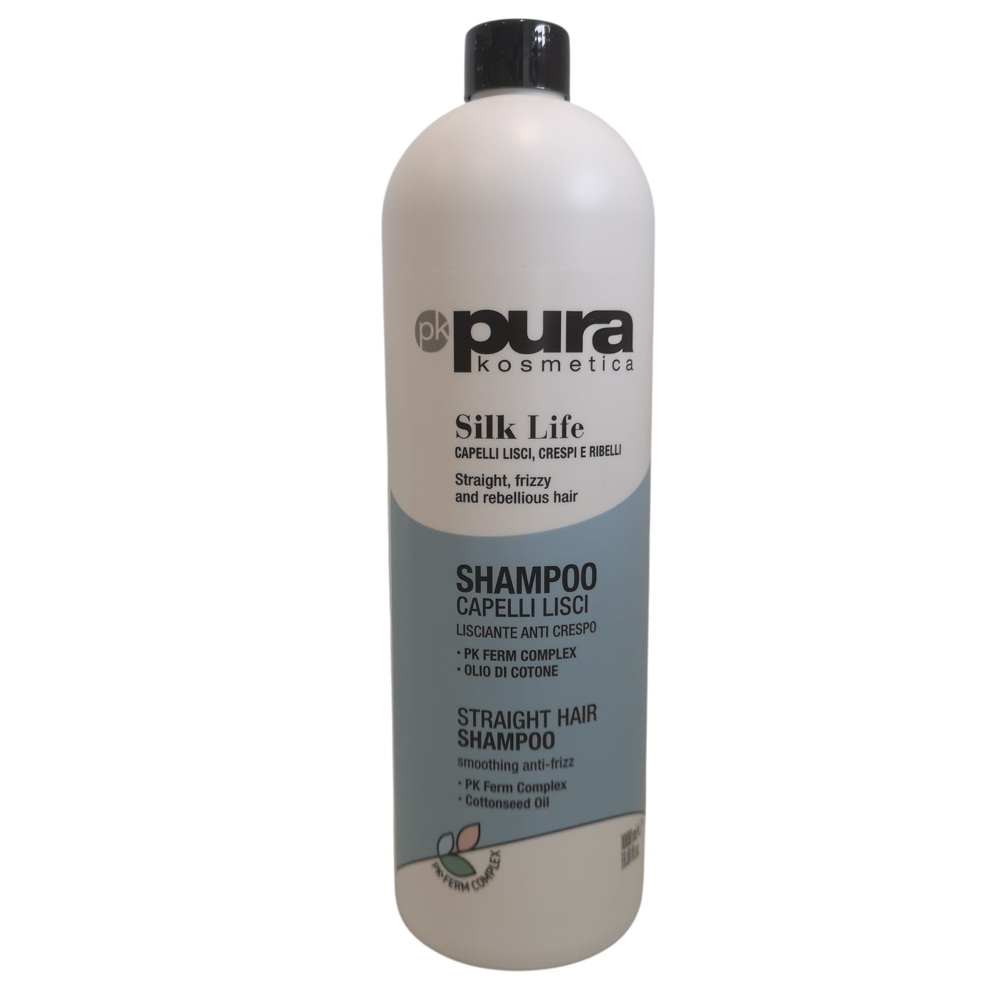 Shampoo Lisciante Anti Crespo Silk Life Pura Oyster Cosmetics 1l